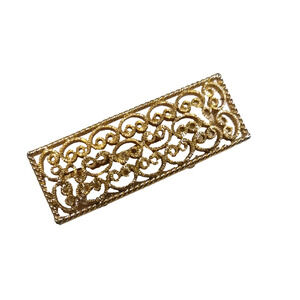 Hair Pin Bobby Pin Barrette For Thick Hair Only Hold Tone Metal Lattice Work